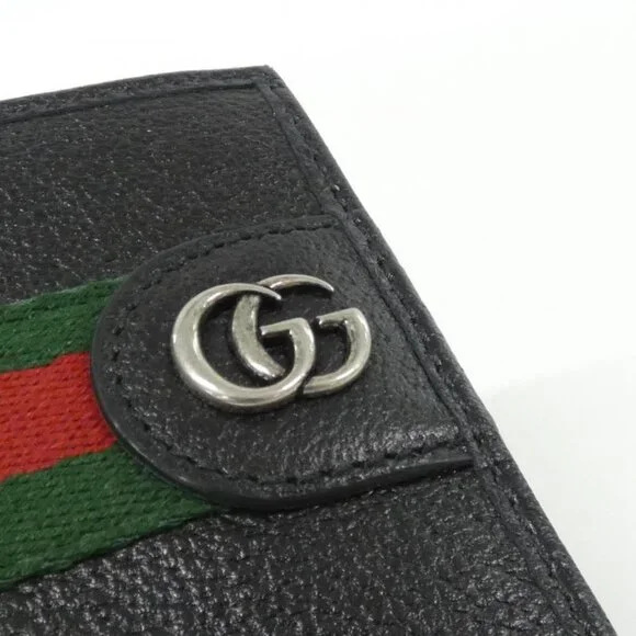 Gucci Ophidia Wallet Leather Black Silver - Picture 4 of 7